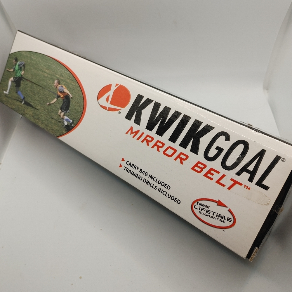 KwikGoal  - Sports Speed Training Mirror Belt - Black/Red -  Brand New Open Box
